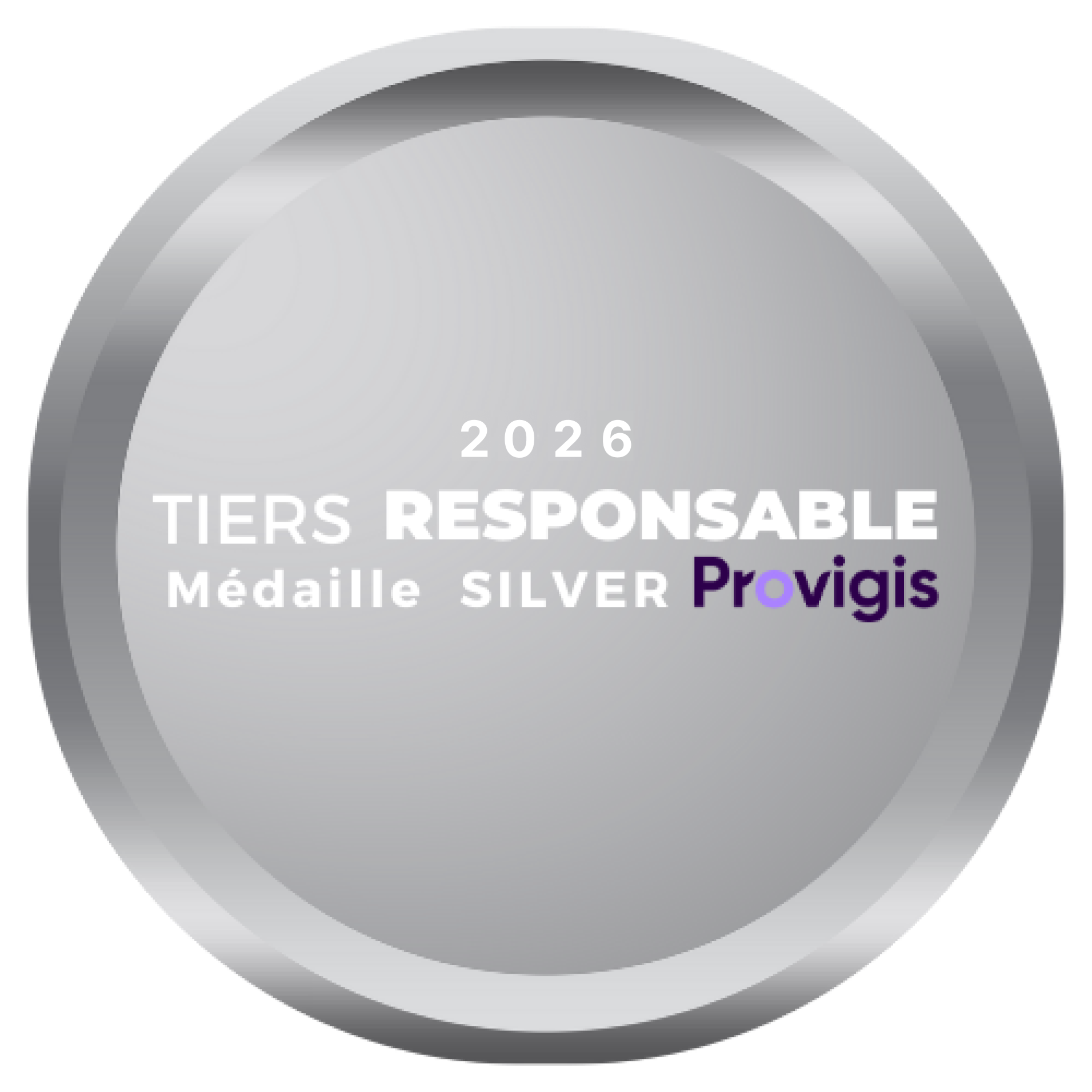 Médaille Tiers Responsable Silver Provigis